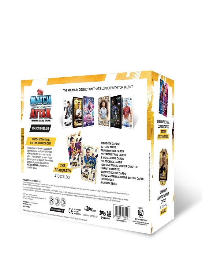 توبس لعبة بطاقات التداول والتجميع Topps UEFA Champions League Match Attax 2025-26 (حزمة الخريجين المحدودة) - Image 2